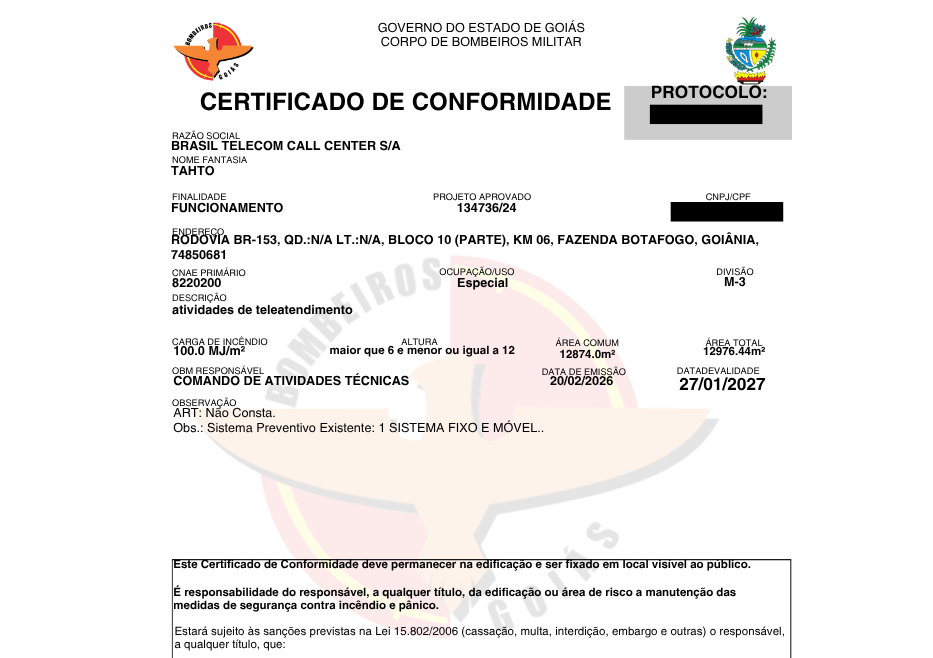 Certificação de Conformidade (CERCON)